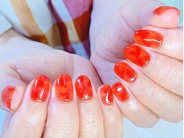 マーブルネイル★夏ネイル