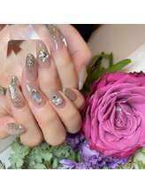 カズネイル(Kazu nail)/キラキラデートネイル