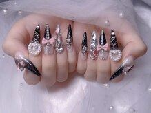 スノーネイルサロン 新宿店(Snow nail salon)/ゴスロリネイル