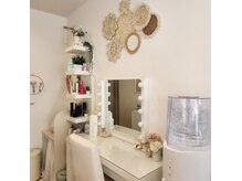 エステ後、ゆっくりメークして、お帰りいただけます。