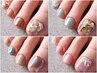 【フットネイル4本アート】Diva限定デザイン◆90分¥8,360(2回目同料金)