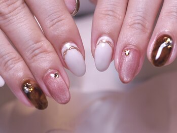 レプティーネイル(Les petite nail)/秋ネイル