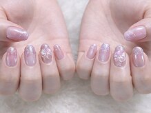 ファッシーナ(Fascina)/〇ラメグラｘフラワーモチーフ