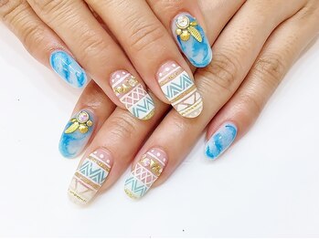 ネイルコレクション ピンク(Nail Collection Pink)/ジェル付放★エスニック