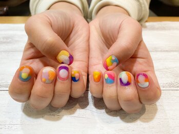ネイルアルケー(Nail ARCHE)/ぽこぽこカラフル*初回10560円