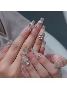 クイーンズビューティーサロン 新宿本店(Queen's beauty salon)/チップ長さだしやり放題