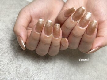 シンプルワンカラーネイル