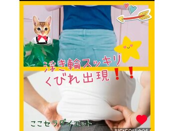 ここセラ/腰回りの浮き輪スッキリ!!