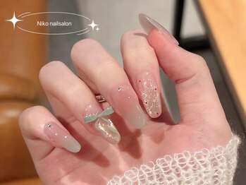 ニコ 銀座本店(Niko)/クリスマス/冬ネイル/ツイード