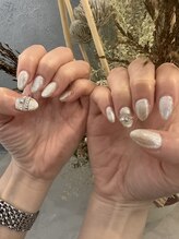 プルメリアドット(Plumeria.)/マグネット指輪ネイル