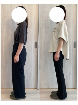 隠れが美容整体ウェルネ 西新院/40代女性 3ヶ月で-6.5kg達成!