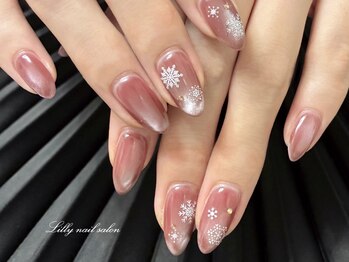 リリー(Lilly)/雪ネイル