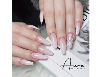 オーラネイル(Aura Nail)/キラ艶ロングネイル