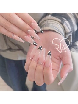 シアネイル すすきの店(SIA NAIL)/【尾崎】韓国/王道フレンチ定額