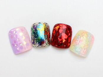 ユースタイル 新宿店(U-style)/派手フットネイル