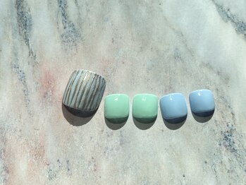 ミーム(meme)/アートフットネイル