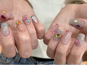 トコ(toco)の写真/【シンプルからトレンド感あるこだわりデザインまで◎】ミラー・オーロラ・マグネット・時間制つけ放題も◎