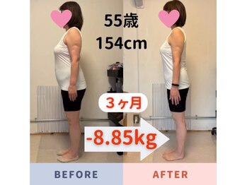 ナチュールフィット(Natur Fit)/55歳　ビフォーアフター