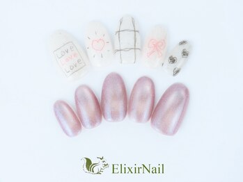 エリクサーネイル 西武新宿(Elixir Nail)/定額a シンプル/クーポン使用