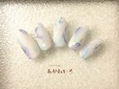 夏色　ニュアンスマットネイル