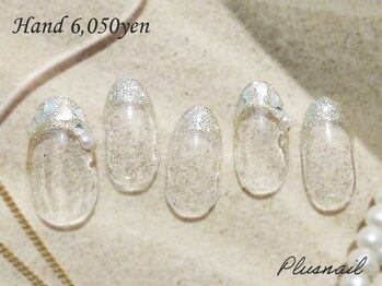 プラスネイル 北千住東口店(PLUS NAIL)/【3111】クリアネイル