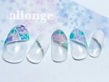 アロンジェ 甲府中央店/タイダイネイル☆