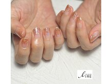 イーレ(IRE)/オレンジラメグラデーション