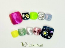 エリクサーネイル 池袋(Elixir Nail)/フット　やり放題/クーポン使用