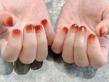 ヒールネイル(heal nail)/テラコッタgradation.