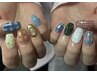 【ネイルオイル付き】momoお任せartコース