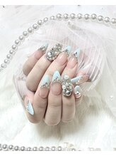 ミニョン(Minyon)/水色フレンチ☆