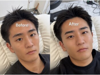 ジレース オモテサンドウ(JILEYES omotesando)/眉毛/眉毛パーマ/メンズ眉毛