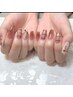 「チップ長さ出し」6本持ち込みデザイン                     ￥13980→12980