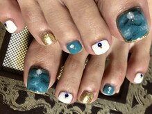 プラハネイル(+HER 美甲)/ターコイズ