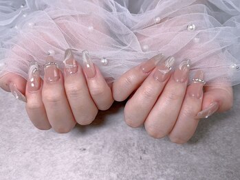 スノーネイルサロン 新宿店(Snow nail salon)/リボンネイル