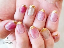 ワールド ビューティ ヴィヴァルト 宝塚店(WORLD BEAUTY VIVALTO)/マグネット/ミラーフレンチ