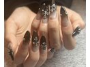 黒グラデーション×クロムパーツ