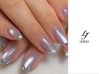 リュージェ(LEWJE)/ガラスフレンチ　ブルー　上品　