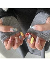 エムクチュール/可愛い詰め込みネイル