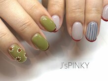 ネイルスペース ジェイズ ピンキー(NAIL SPACE J's PINKY)/春ネイル