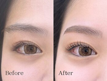 ミーナ 鍋島店(mina)/アイブロウWAX＋まつ毛パーマ上