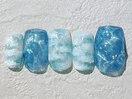 水面ニュアンスネイル