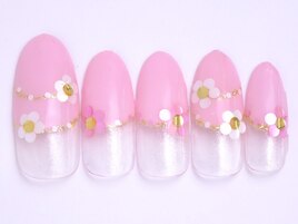 シンプル女子ネイル