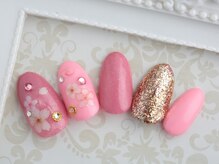 ピーチ(Peach)/桜ネイル