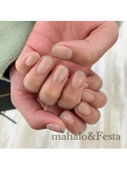 マハロ アンド フェスタ 長野店(mahalo&Festa)/センターラインネイル
