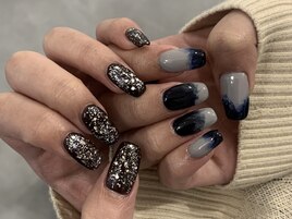 Ladies nail designed by Sara