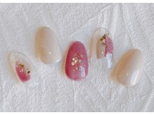 ネイルサロン エムズ(Nail Salon M's)/ピンクキラキラニュアンスネイル