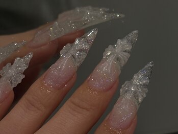 シェリーラメール 原宿店(cherie la mer)の写真/華やかデザインで差をつけて自慢の美爪に☆【スカルプシンプル¥12000/やり放題¥17000】イベント事にも♪