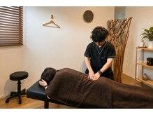 そまのやの雰囲気（肩のストレッチ、肩甲骨はがし）