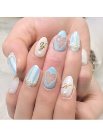 ハート&イニシャル